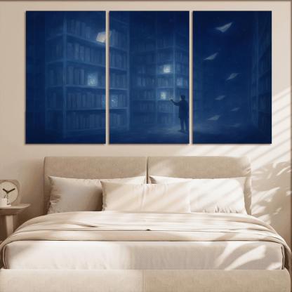 The Library Of Unasked Questions modern paintings frame