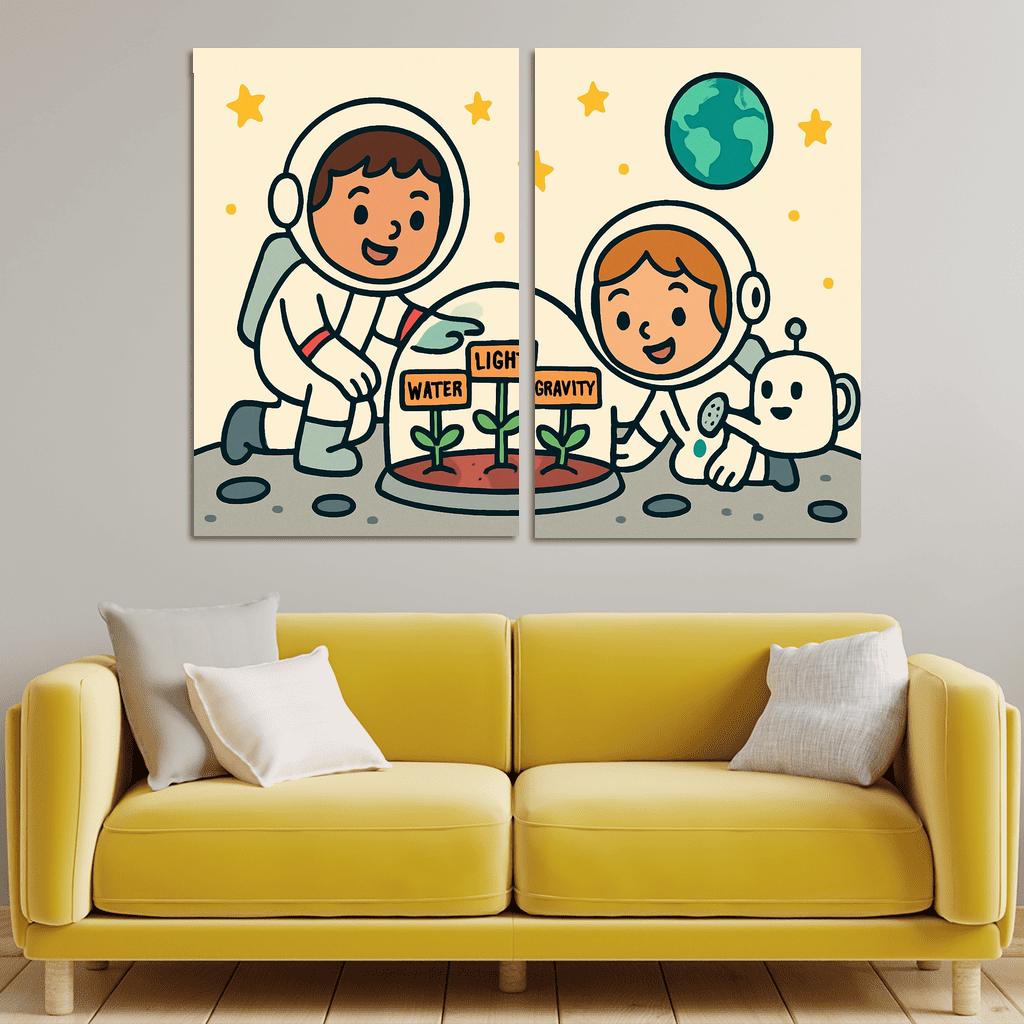 Gravity Garden On The Moon home decor
