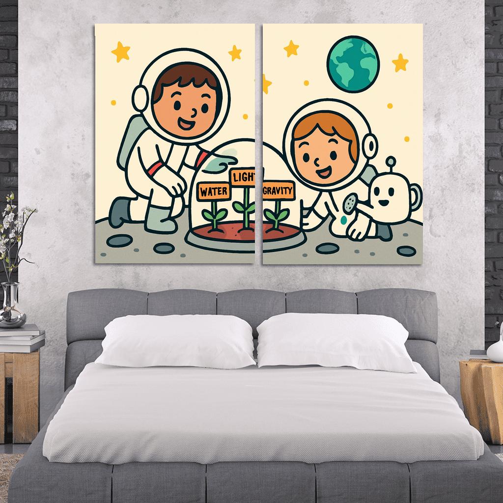 Gravity Garden On The Moon home decor