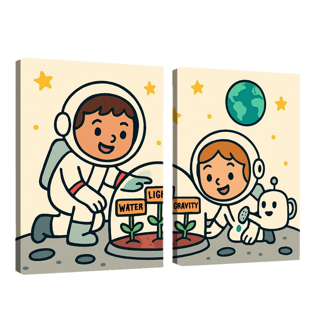 Gravity Garden On The Moon home decor