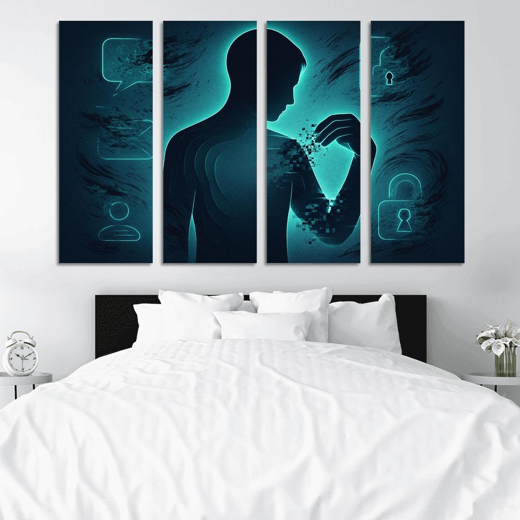 The Right To Be Forgotten custom paintings frame