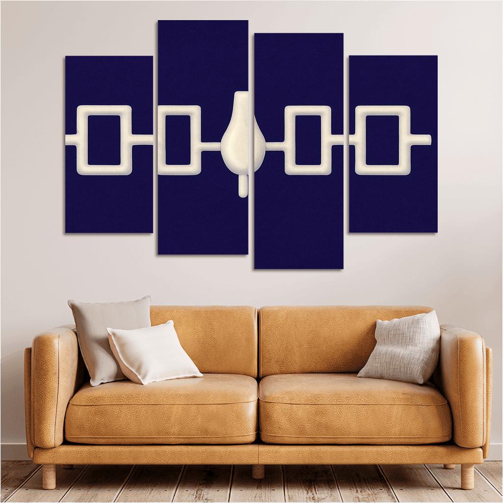 Hiawatha Wampum Symbol The Flag Of The Iroquois Confederacy wall decor