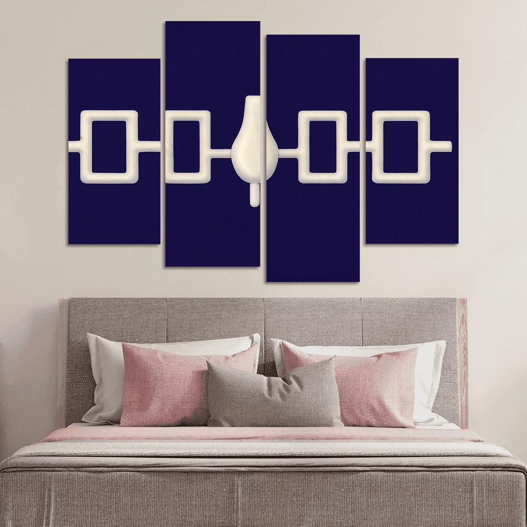 Hiawatha Wampum Symbol The Flag Of The Iroquois Confederacy wall decor
