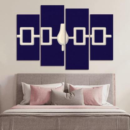 Hiawatha Wampum Symbol The Flag Of The Iroquois Confederacy wall decor