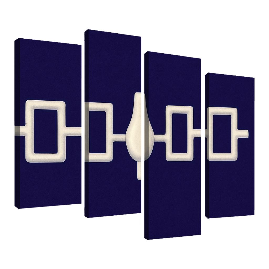 Hiawatha Wampum Symbol The Flag Of The Iroquois Confederacy wall decor