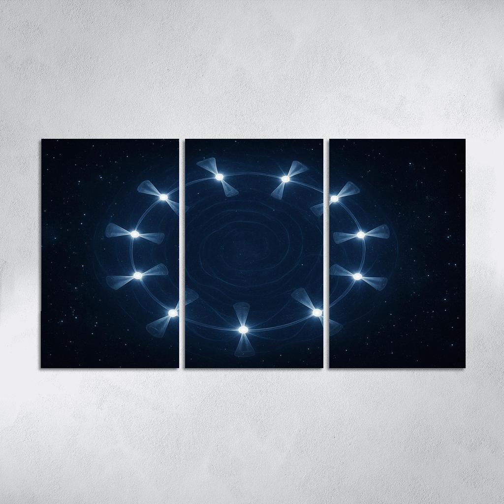 Whispering Gravity Of A Pulsar Timing Array wall art