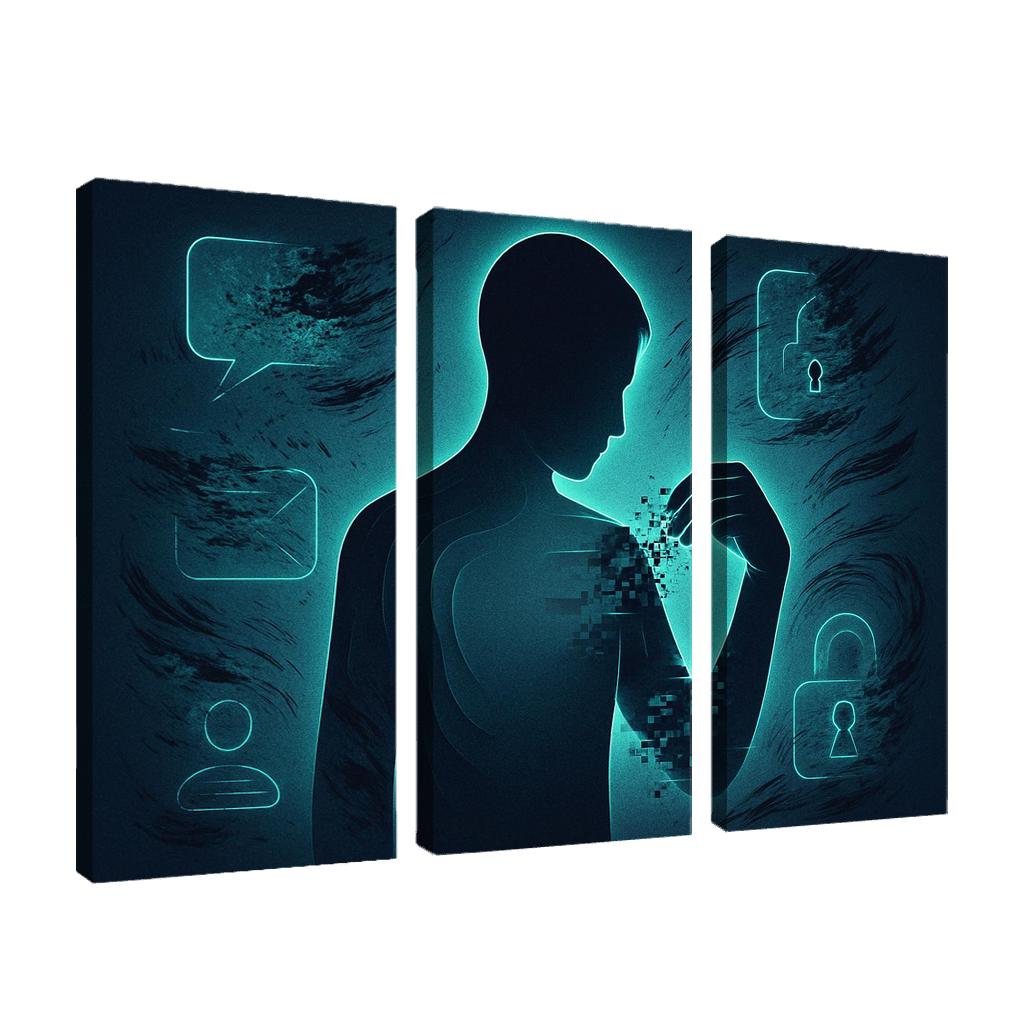 The Right To Be Forgotten custom paintings frame