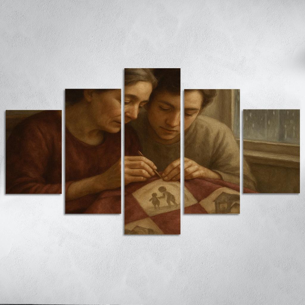 The Quilt Of Remembered Hands art trends