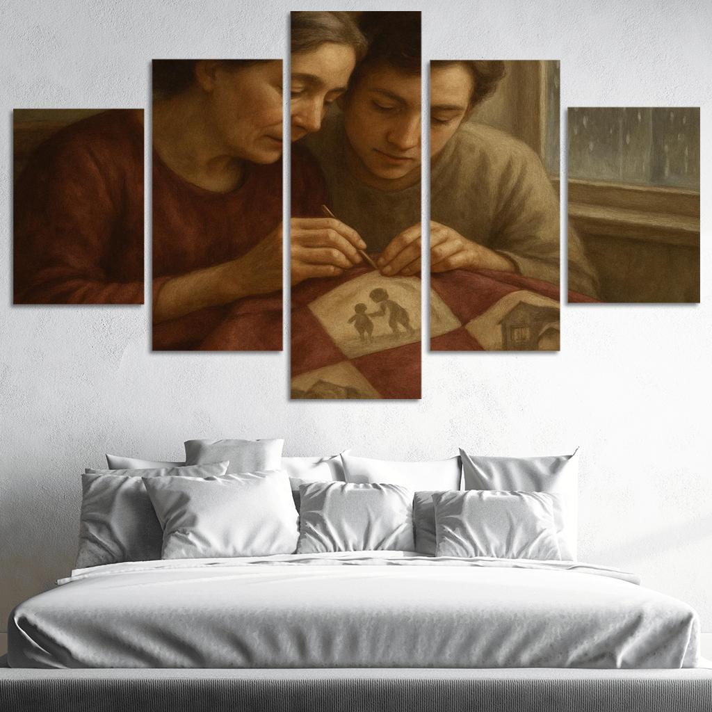 The Quilt Of Remembered Hands art trends