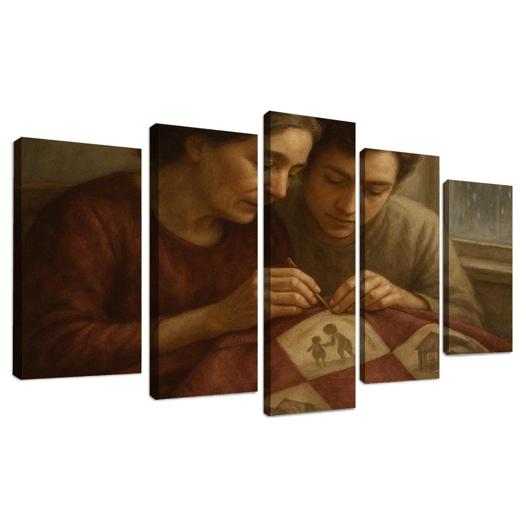 The Quilt Of Remembered Hands art trends