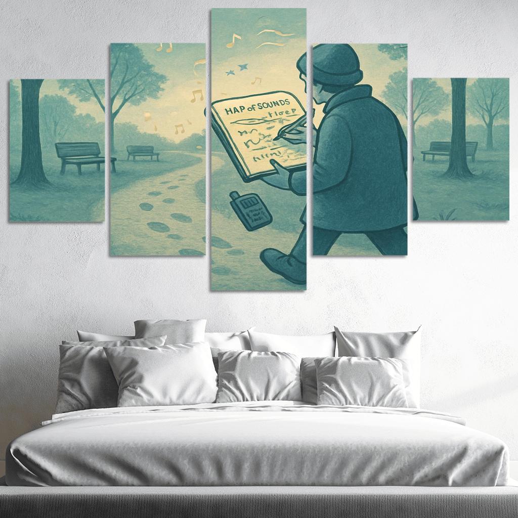 Soundscape Walk Mapping wall art