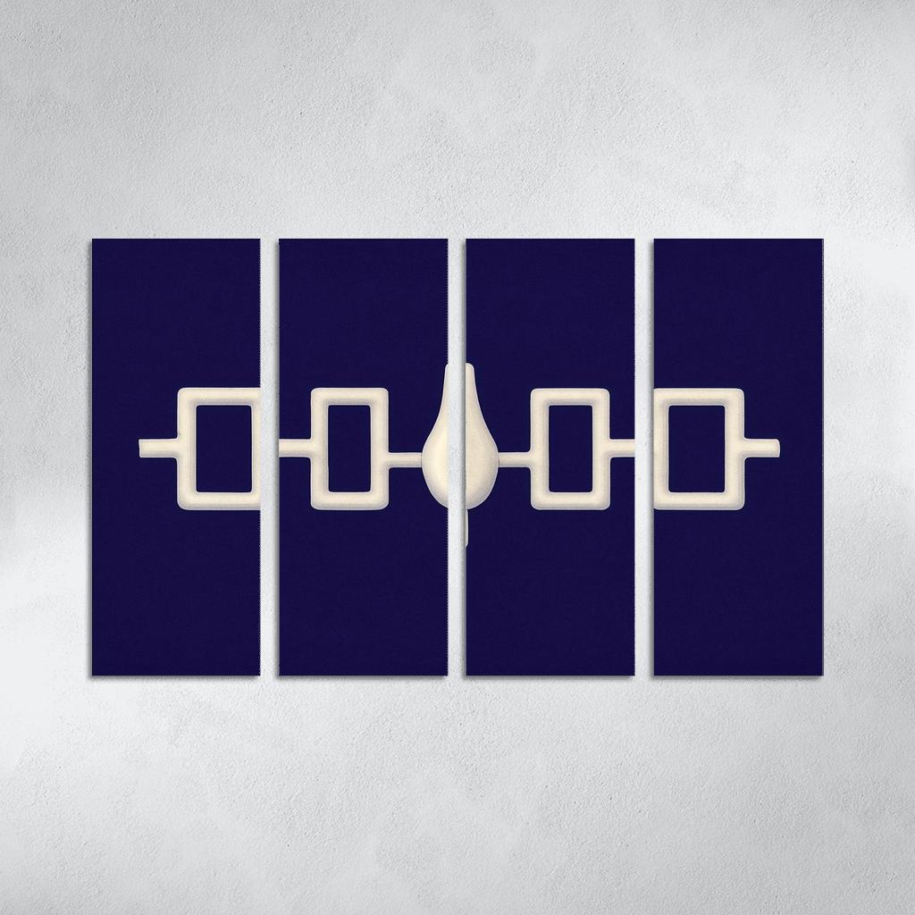 Hiawatha Wampum Symbol The Flag Of The Iroquois Confederacy wall decor