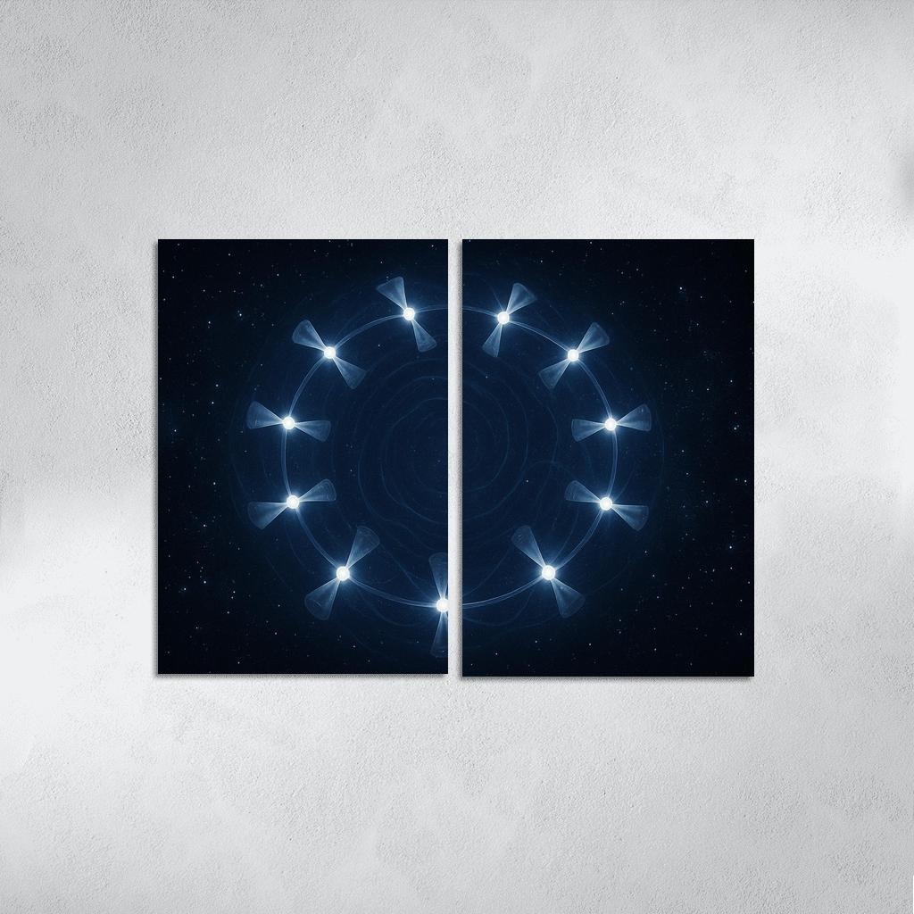 Whispering Gravity Of A Pulsar Timing Array wall art