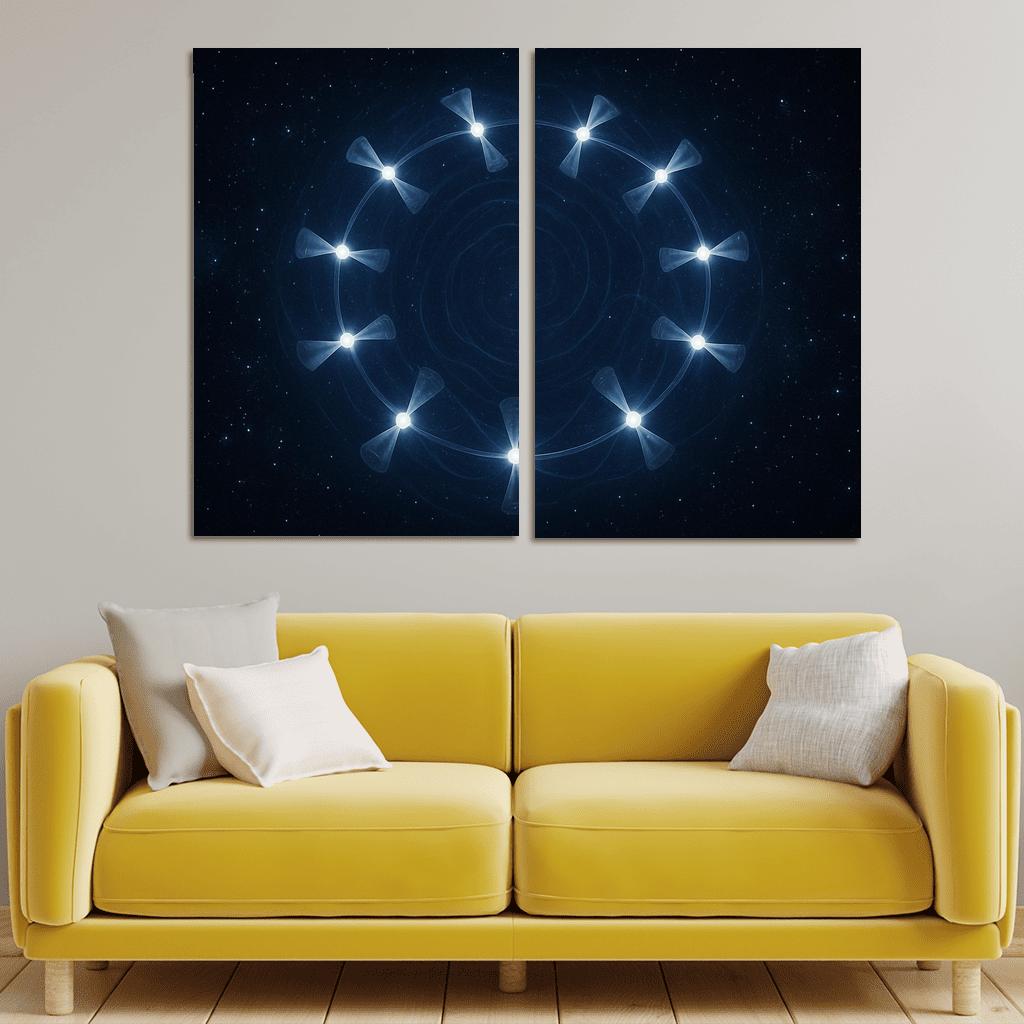Whispering Gravity Of A Pulsar Timing Array wall art