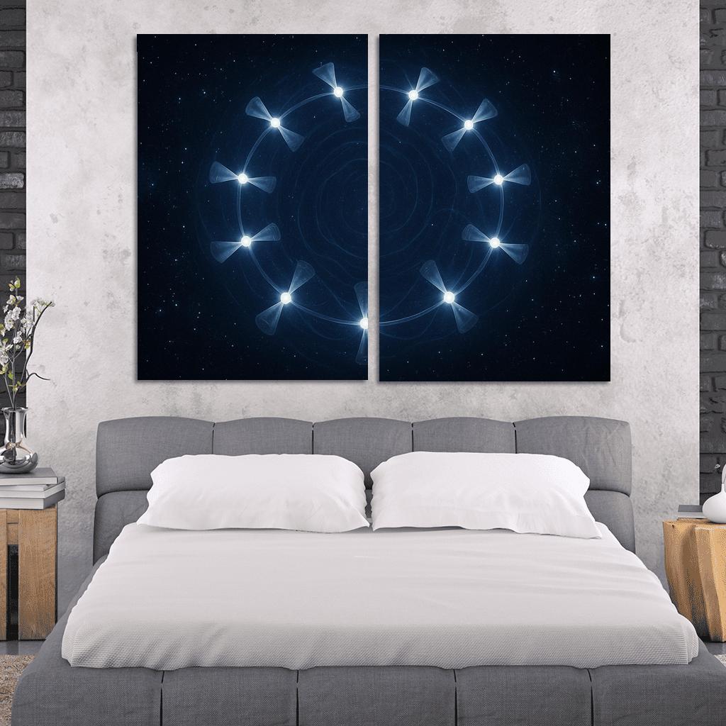 Whispering Gravity Of A Pulsar Timing Array wall art