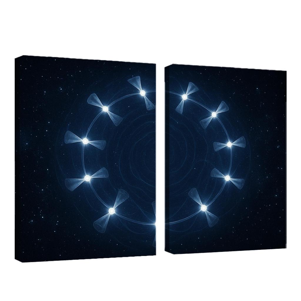 Whispering Gravity Of A Pulsar Timing Array wall art