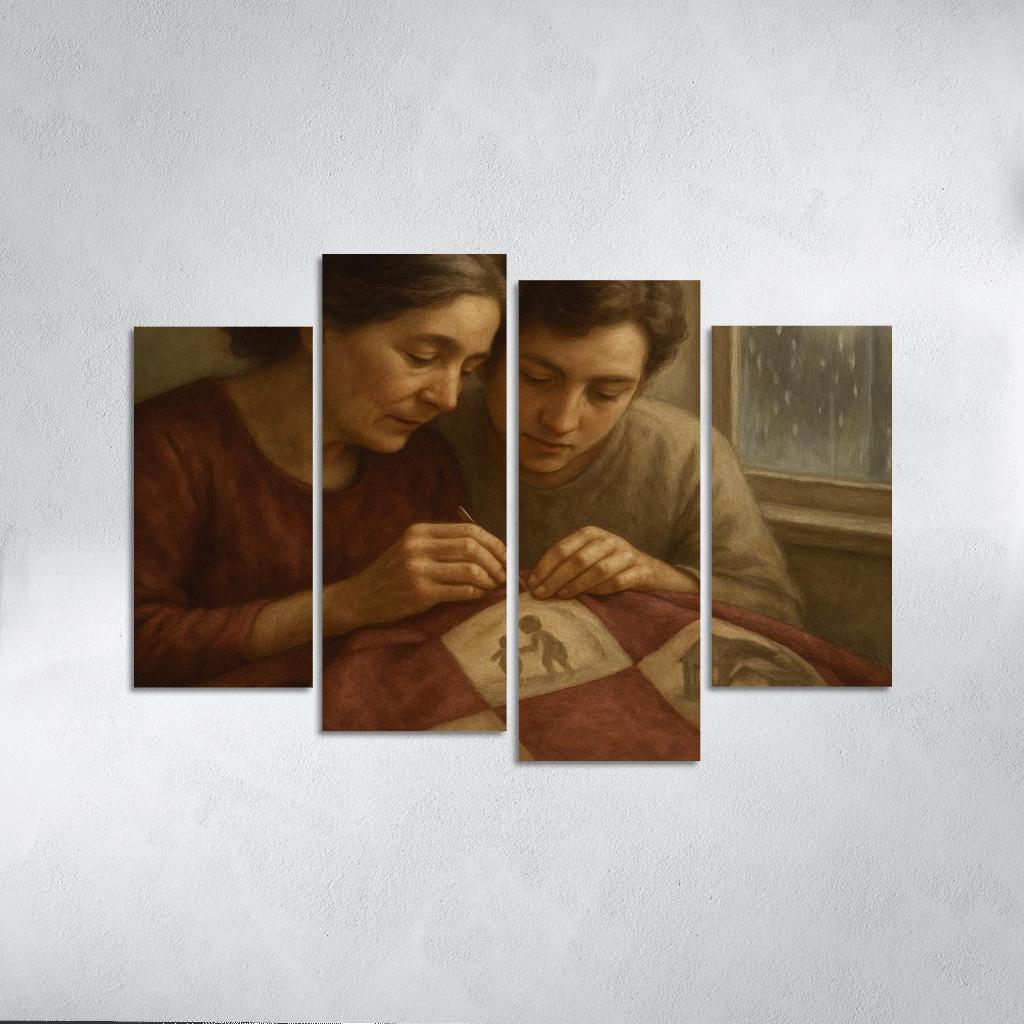 The Quilt Of Remembered Hands art trends