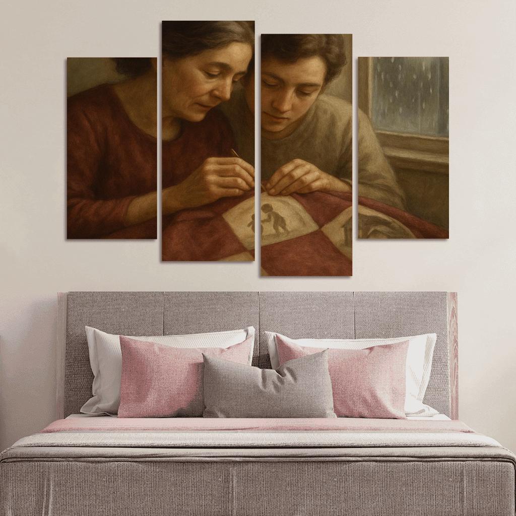 The Quilt Of Remembered Hands art trends