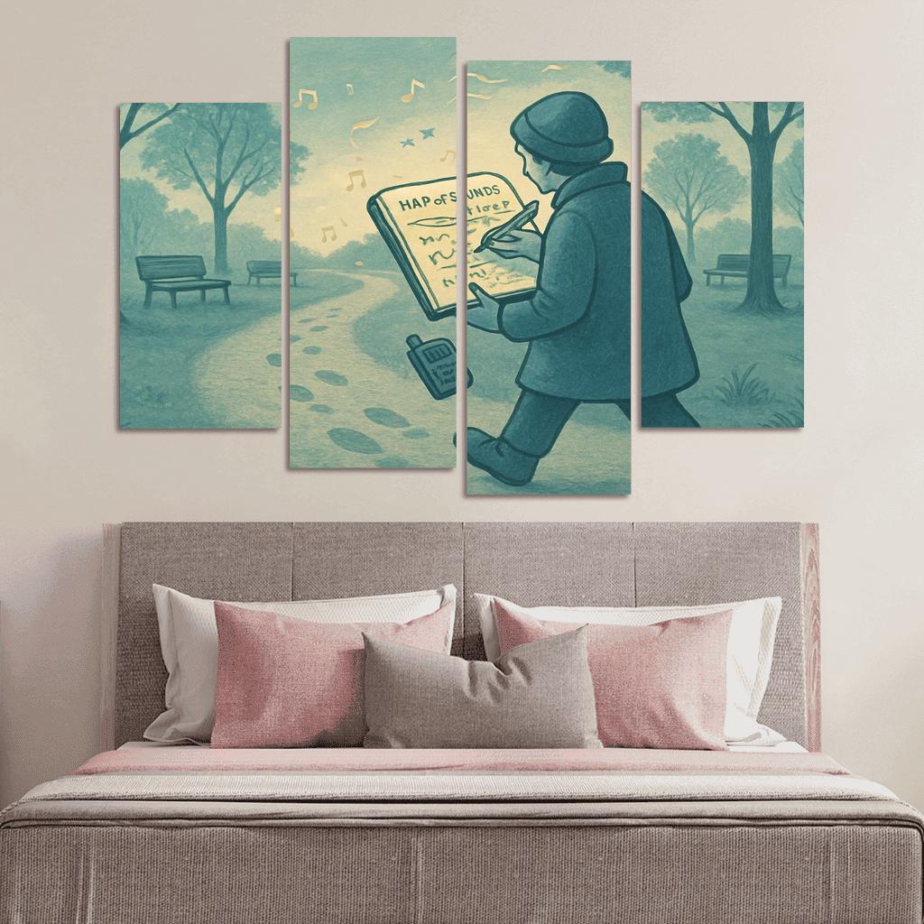 Soundscape Walk Mapping wall art
