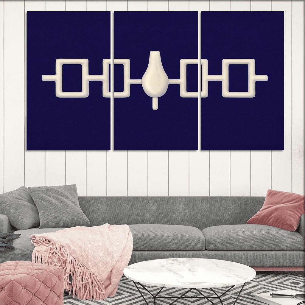 Hiawatha Wampum Symbol The Flag Of The Iroquois Confederacy wall decor