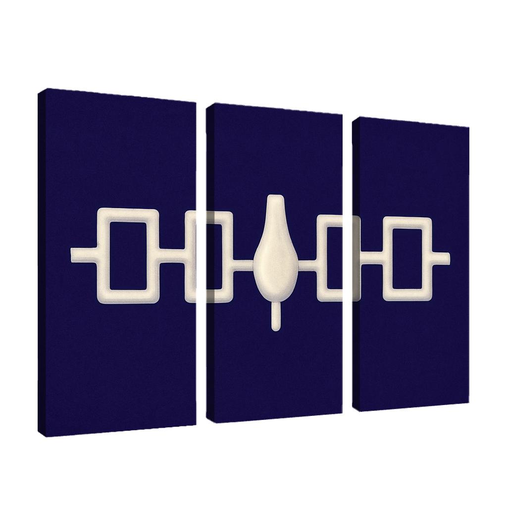 Hiawatha Wampum Symbol The Flag Of The Iroquois Confederacy wall decor