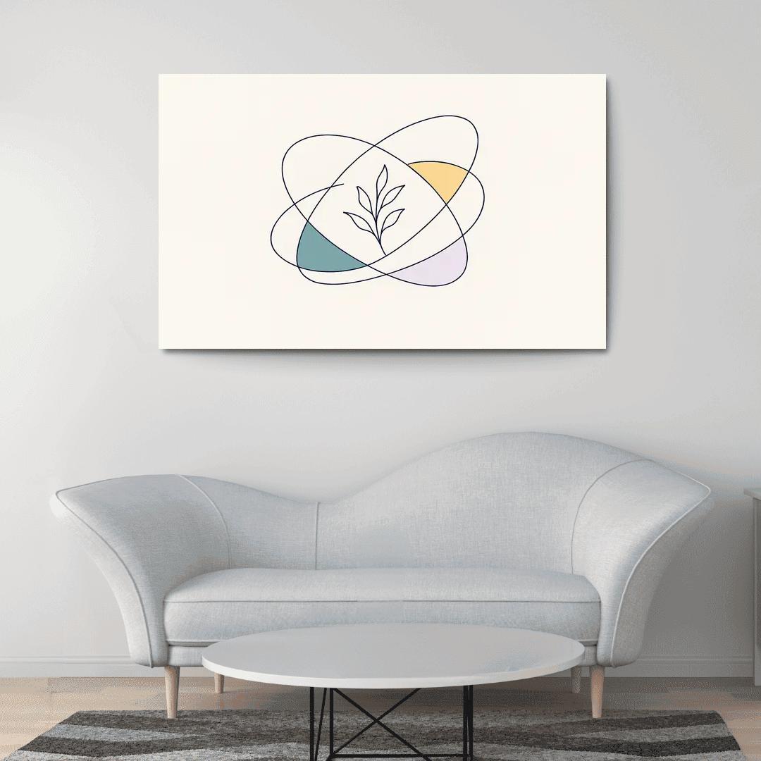 Orbiting Silence Symbols decor