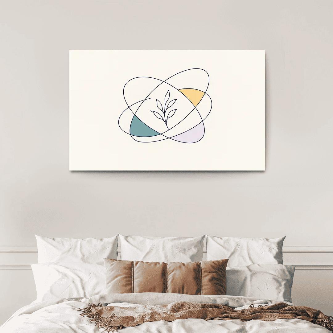 Orbiting Silence Symbols decor
