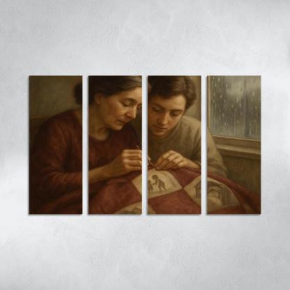 The Quilt Of Remembered Hands art trends