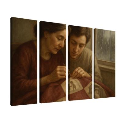 The Quilt Of Remembered Hands art trends