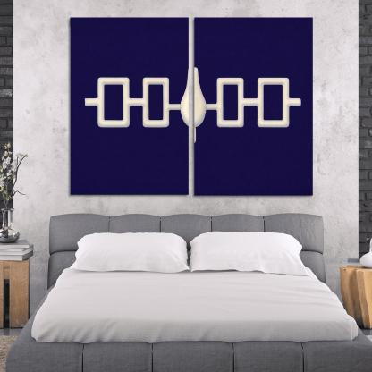 Hiawatha Wampum Symbol The Flag Of The Iroquois Confederacy wall decor