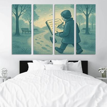 Soundscape Walk Mapping wall art