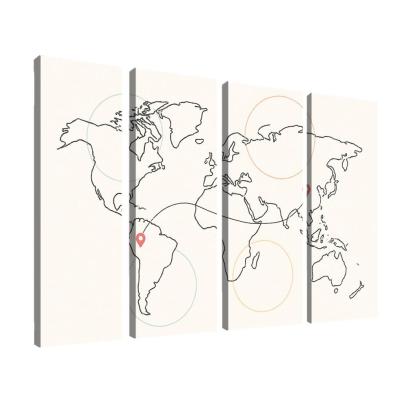 Passport Stamps Of The Sky Sea abstract paintings frame