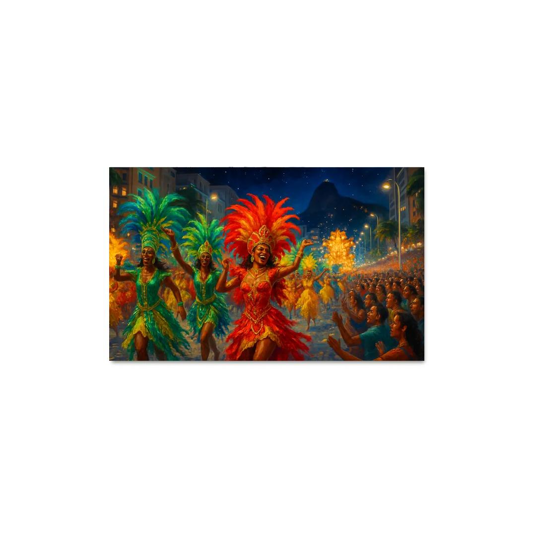 Rio Carnival - Brazil custom paintings frame