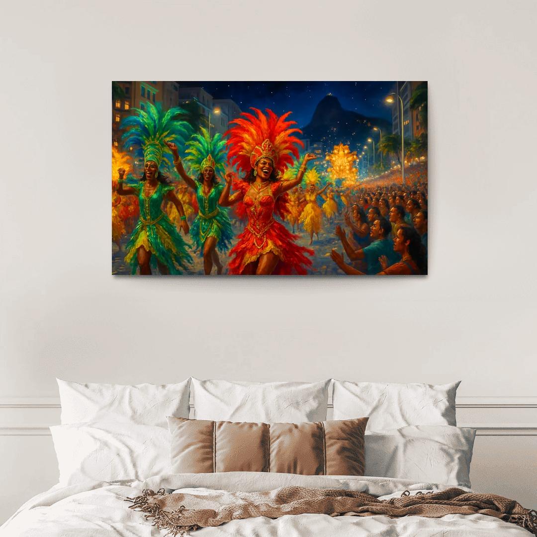 Rio Carnival - Brazil custom paintings frame