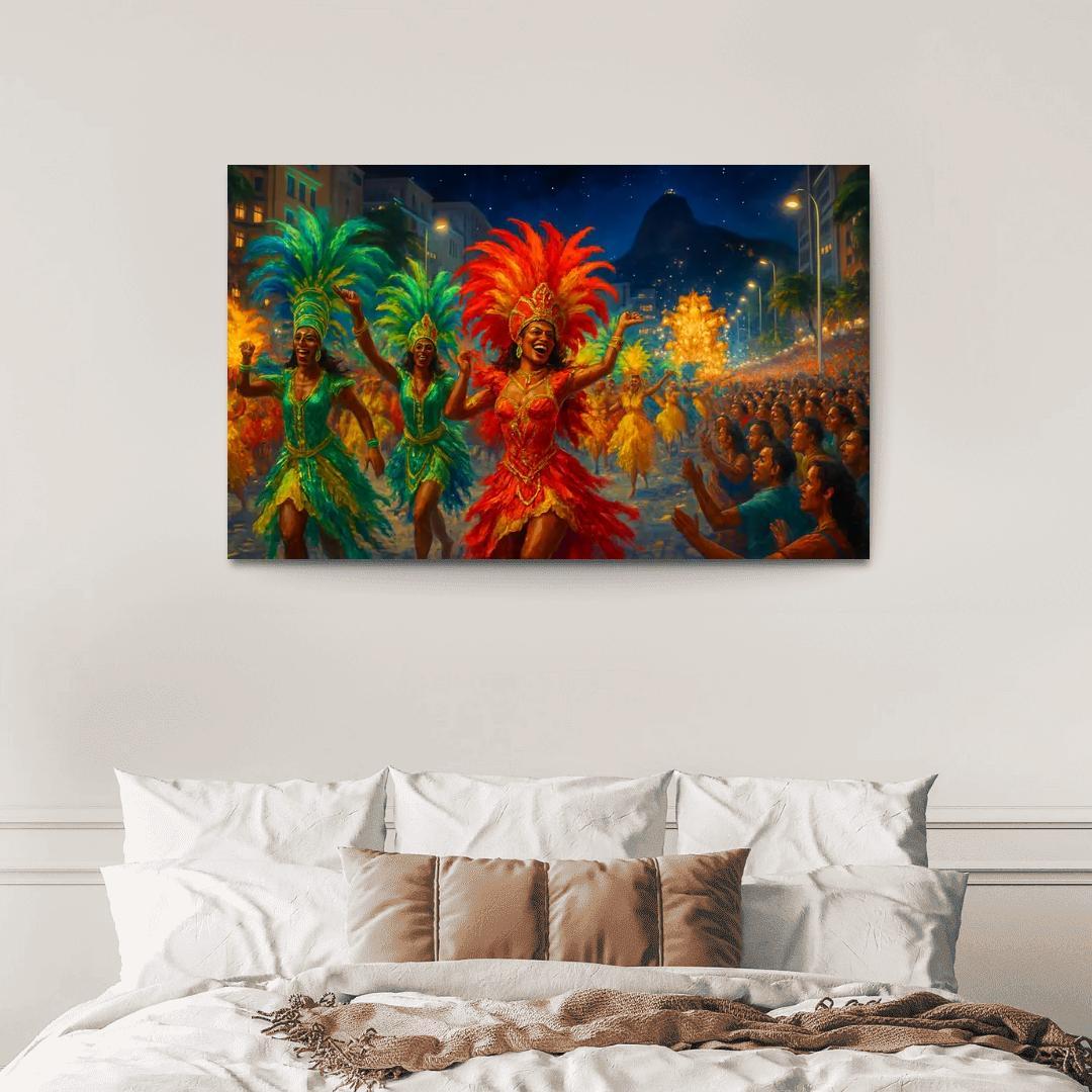 Rio Carnival - Brazil custom paintings frame