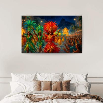Rio Carnival - Brazil custom paintings frame