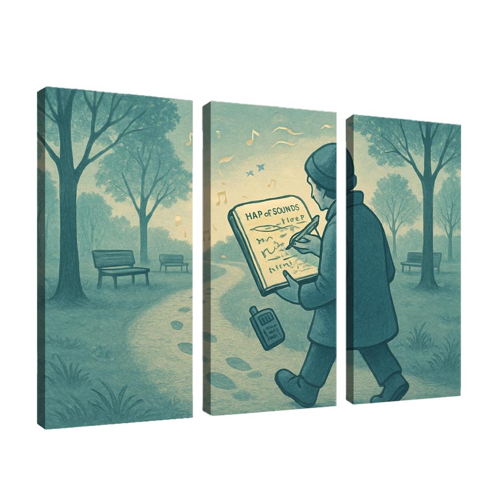 Soundscape Walk Mapping wall art