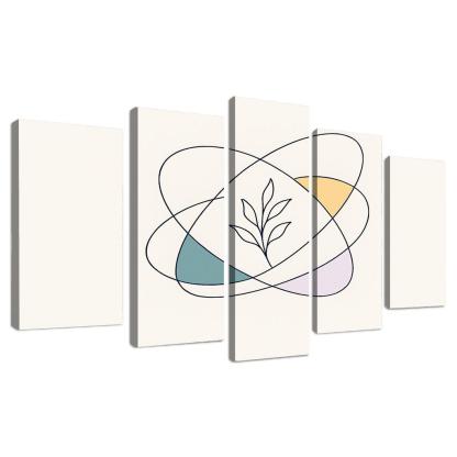 Orbiting Silence Symbols decor