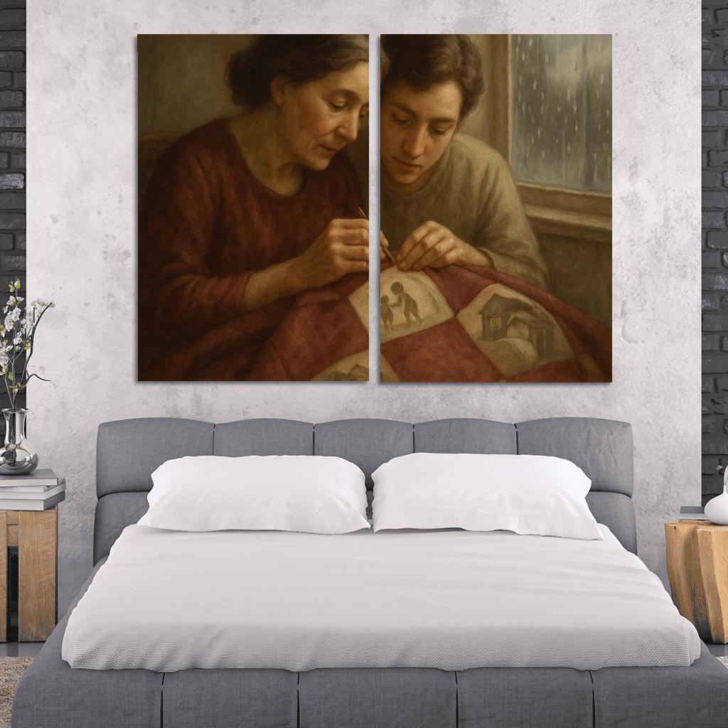 The Quilt Of Remembered Hands art trends