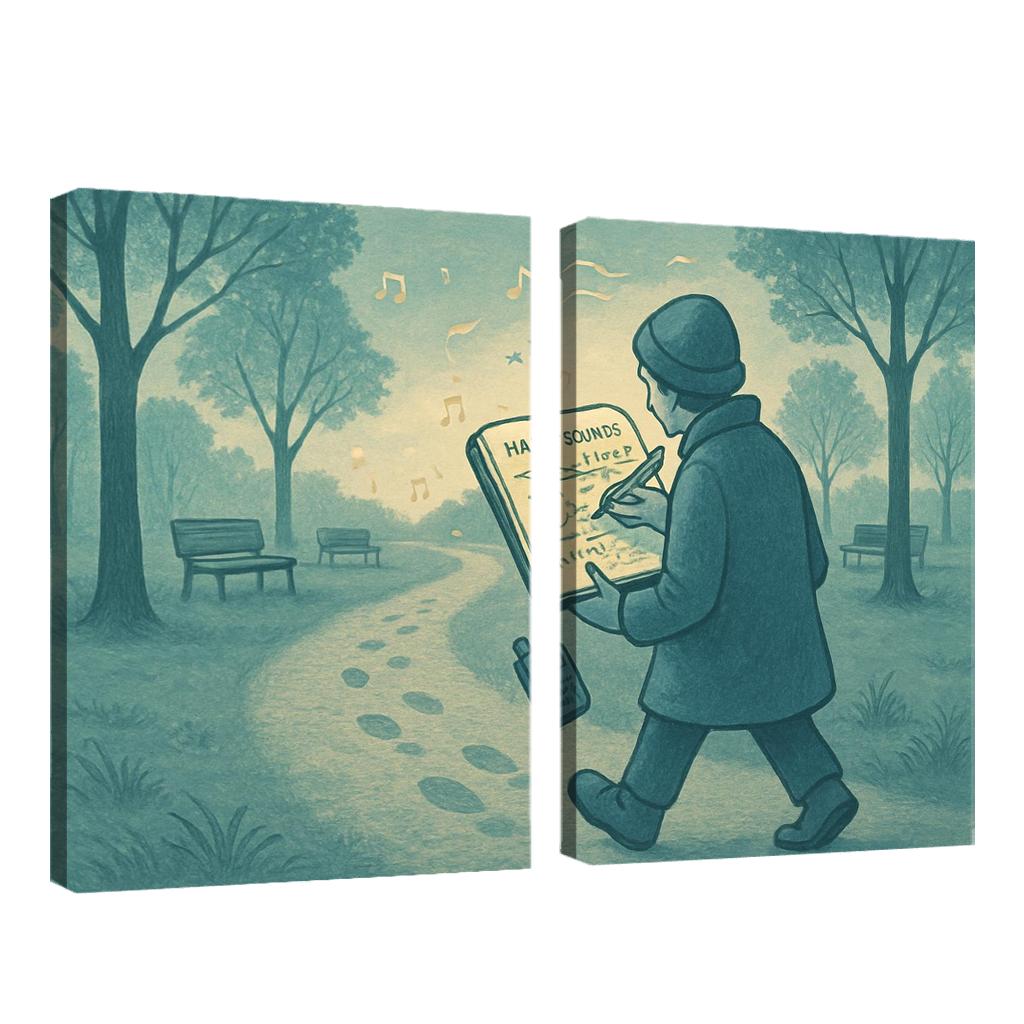 Soundscape Walk Mapping wall art