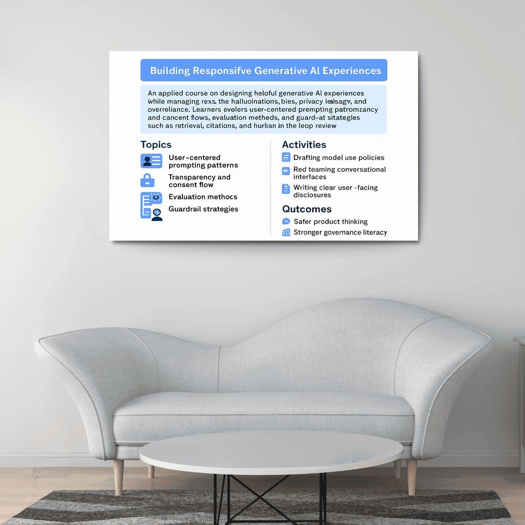 Ethical Design For Generative AI Products premium artwork frames