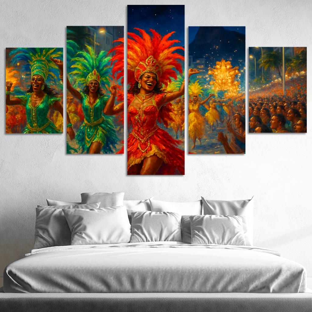 Rio Carnival - Brazil custom paintings frame