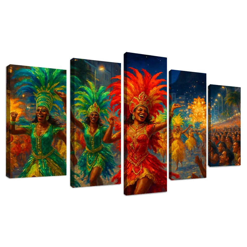 Rio Carnival - Brazil custom paintings frame