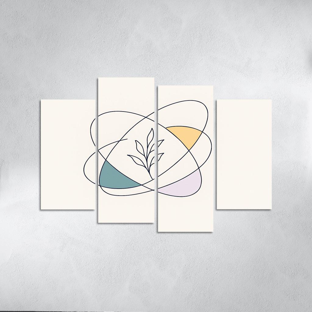 Orbiting Silence Symbols decor