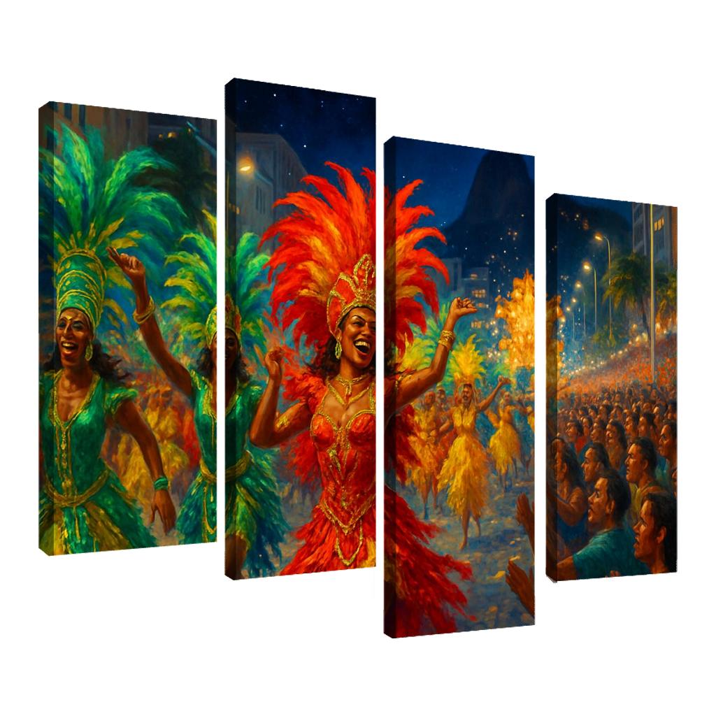 Rio Carnival - Brazil custom paintings frame