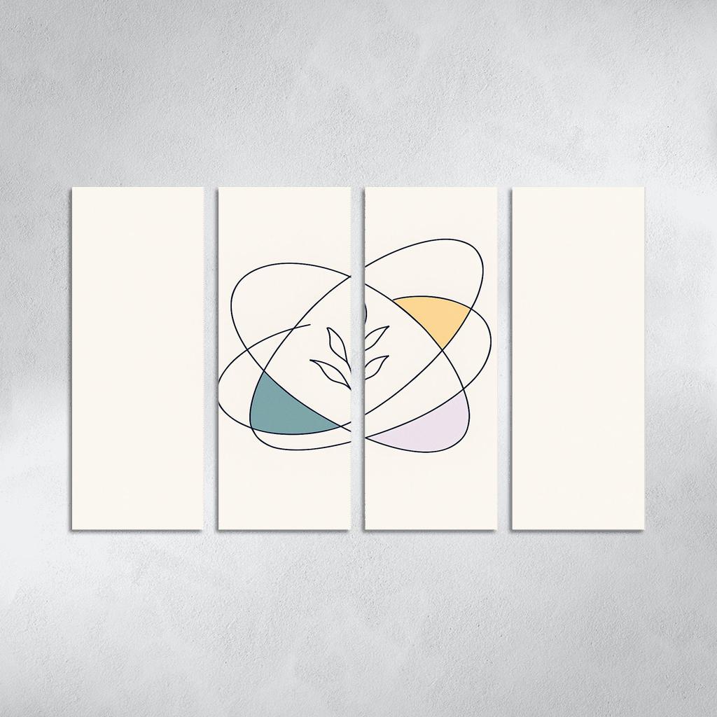 Orbiting Silence Symbols decor