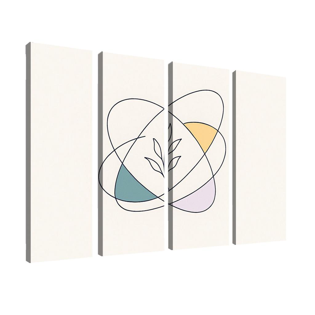 Orbiting Silence Symbols decor