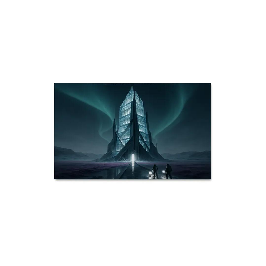 The Cryoglass Archive Spire multi-panel paintings