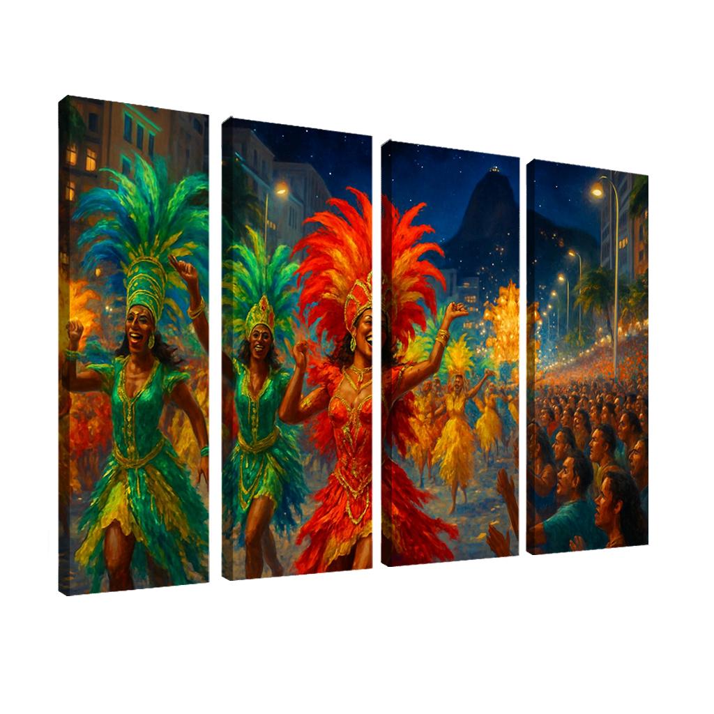 Rio Carnival - Brazil custom paintings frame