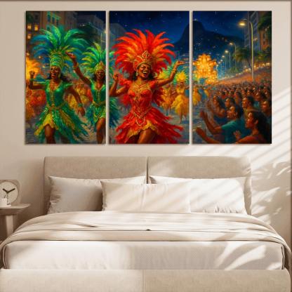 Rio Carnival - Brazil custom paintings frame